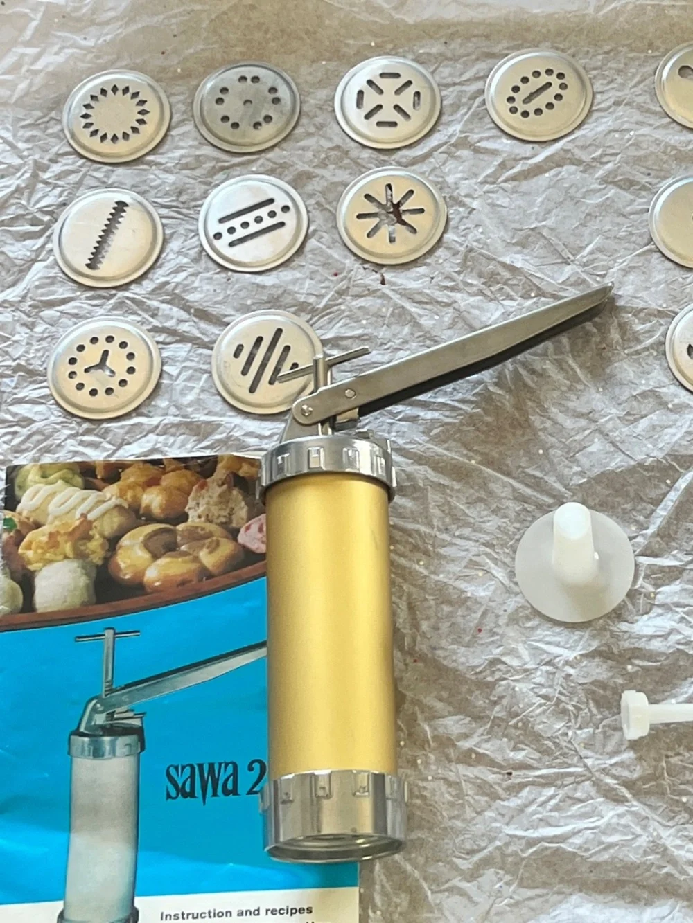 SAWA 2000 Deluxe,  Vintage Swedish Cookie  Maker Press, Great 4 Mother’s Day